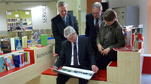Eröffnung der Bücherbühne in der Stadtbibliothek Bremen